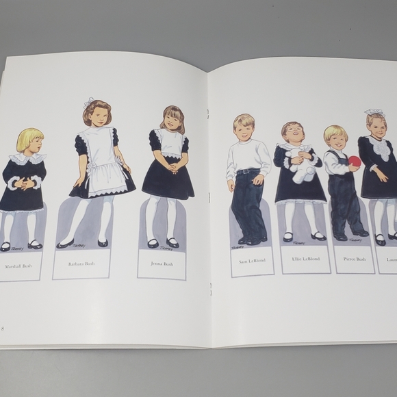 George Bush SR. & His Family Paper Dolls Book By Tom Tierney - Picture 7 of 10